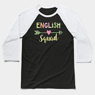 English Squad Baseball T-Shirt